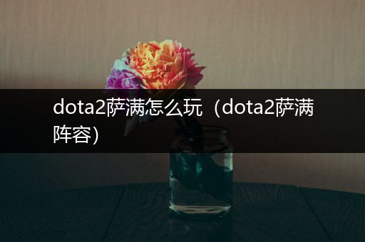 dota2萨满怎么玩（dota2萨满阵容）