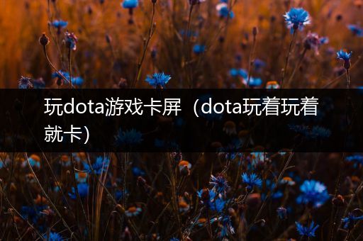 玩dota游戏卡屏（dota玩着玩着就卡）