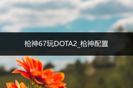 枪神67玩DOTA2_枪神配置