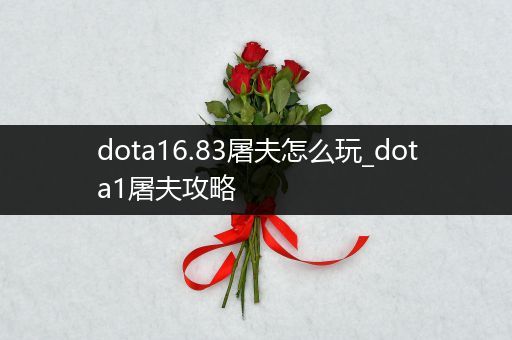 dota16.83屠夫怎么玩_dota1屠夫攻略