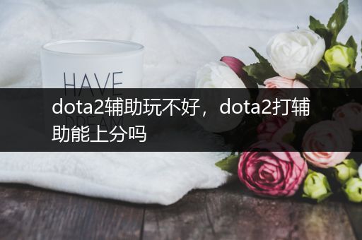 dota2辅助玩不好，dota2打辅助能上分吗