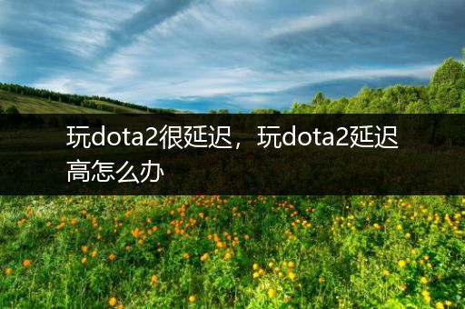 玩dota2很延迟，玩dota2延迟高怎么办