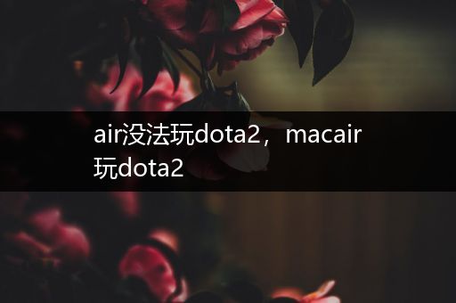 air没法玩dota2，macair玩dota2