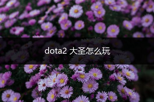 dota2 大圣怎么玩