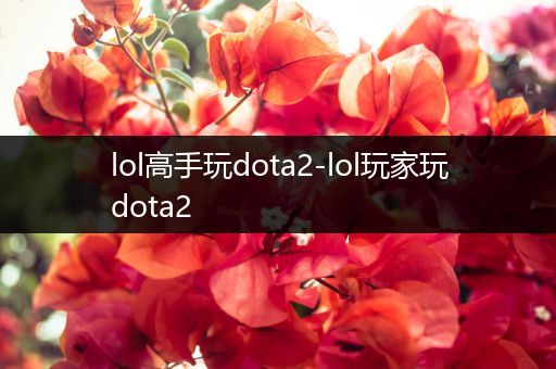 lol高手玩dota2-lol玩家玩dota2