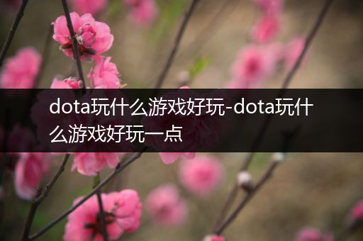 dota玩什么游戏好玩-dota玩什么游戏好玩一点