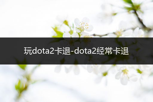 玩dota2卡退-dota2经常卡退