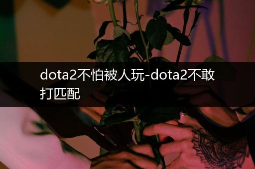 dota2不怕被人玩-dota2不敢打匹配