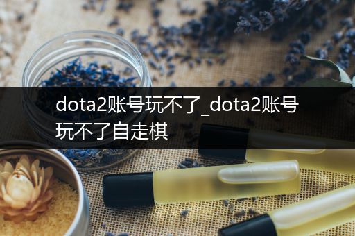 dota2账号玩不了_dota2账号玩不了自走棋