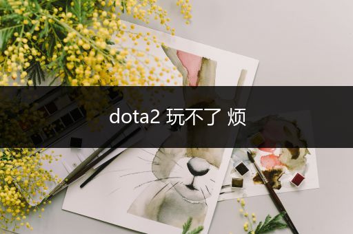 dota2 玩不了 烦