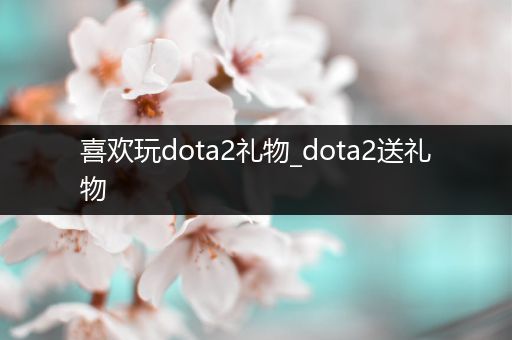 喜欢玩dota2礼物_dota2送礼物