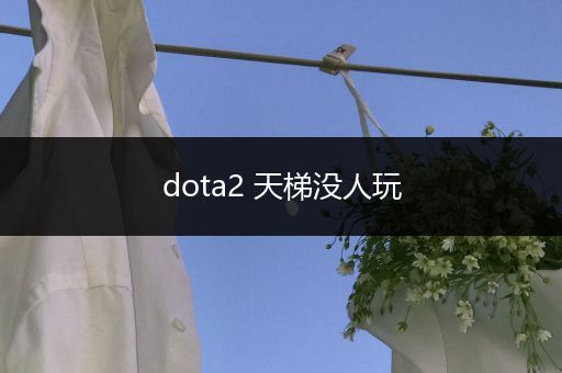 dota2 天梯没人玩