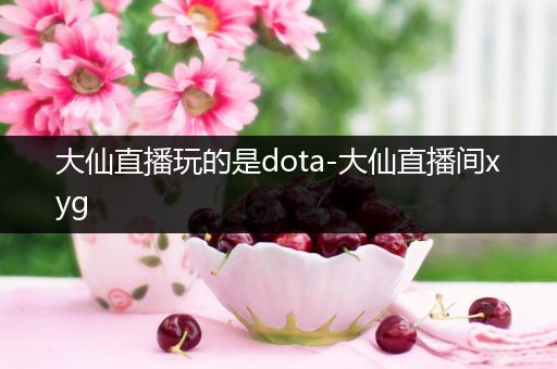 大仙直播玩的是dota-大仙直播间xyg