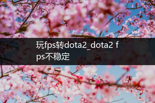 玩fps转dota2_dota2 fps不稳定