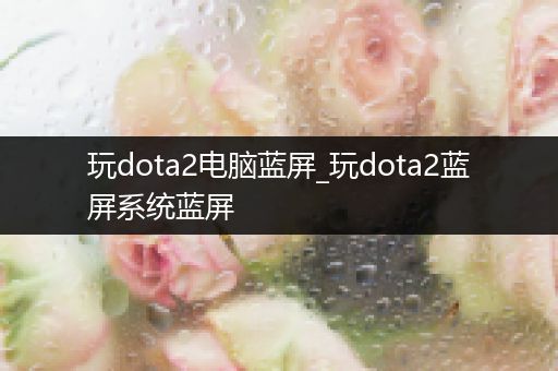 玩dota2电脑蓝屏_玩dota2蓝屏系统蓝屏