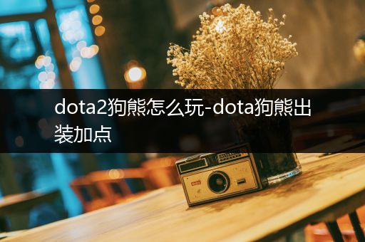 dota2狗熊怎么玩-dota狗熊出装加点