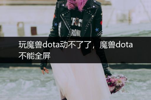 玩魔兽dota动不了了，魔兽dota不能全屏