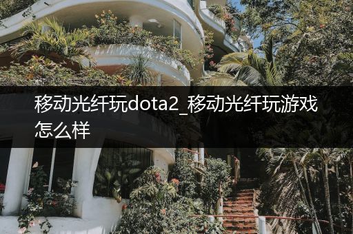 移动光纤玩dota2_移动光纤玩游戏怎么样