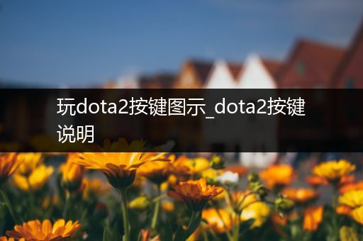 玩dota2按键图示_dota2按键说明