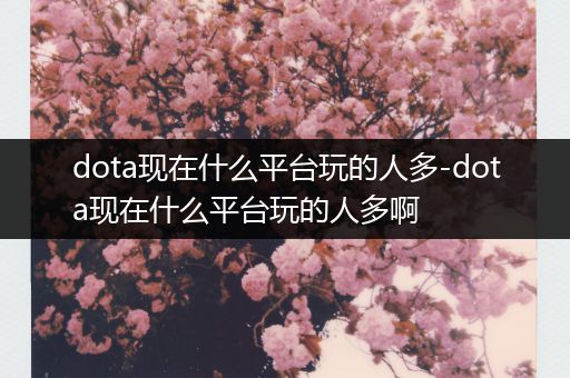 dota现在什么平台玩的人多-dota现在什么平台玩的人多啊