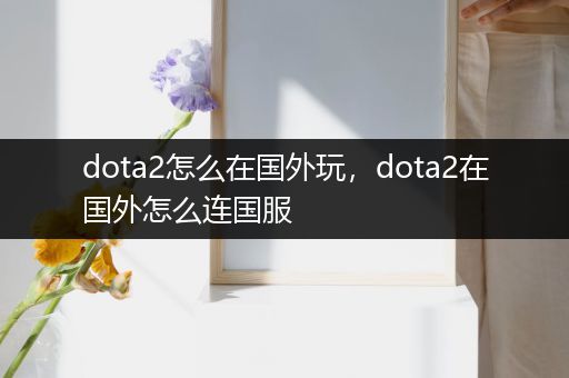 dota2怎么在国外玩，dota2在国外怎么连国服