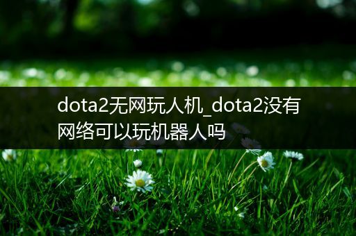 dota2无网玩人机_dota2没有网络可以玩机器人吗