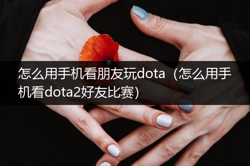 怎么用手机看朋友玩dota（怎么用手机看dota2好友比赛）