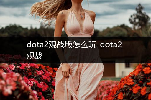 dota2观战版怎么玩-dota2 观战