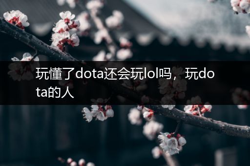 玩懂了dota还会玩lol吗，玩dota的人