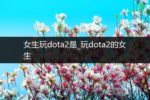 女生玩dota2是_玩dota2的女生