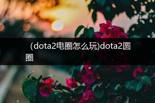 （dota2电圈怎么玩)dota2圆圈