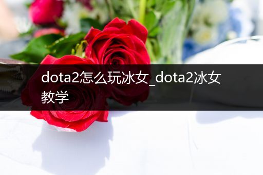 dota2怎么玩冰女_dota2冰女教学