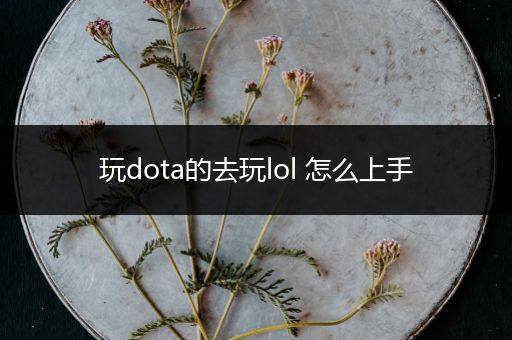 玩dota的去玩lol 怎么上手