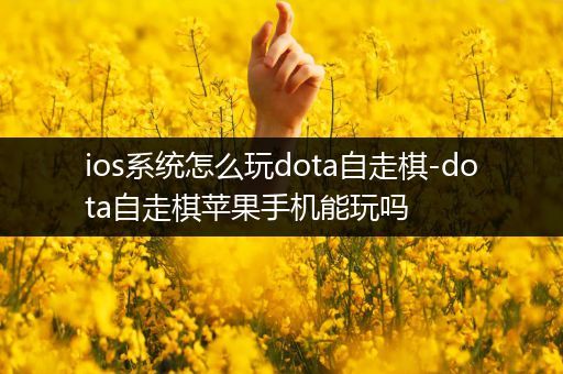 ios系统怎么玩dota自走棋-dota自走棋苹果手机能玩吗