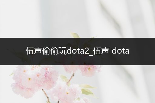 伍声偷偷玩dota2_伍声 dota