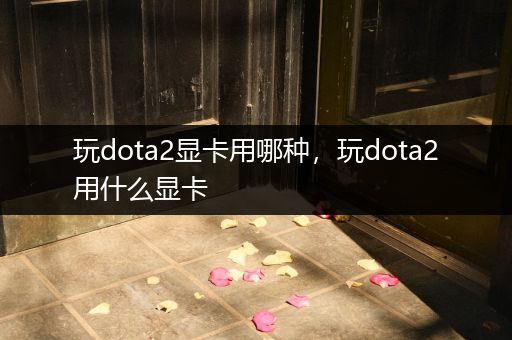 玩dota2显卡用哪种，玩dota2用什么显卡