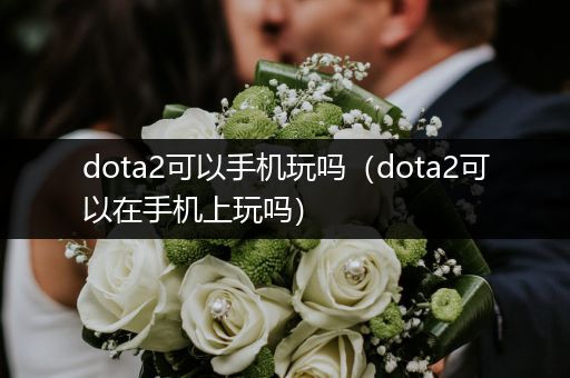 dota2可以手机玩吗（dota2可以在手机上玩吗）