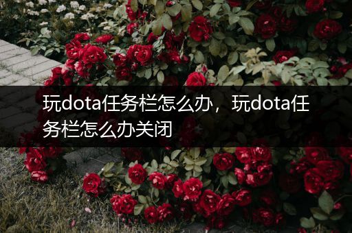 玩dota任务栏怎么办，玩dota任务栏怎么办关闭