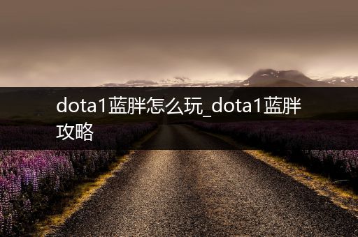 dota1蓝胖怎么玩_dota1蓝胖攻略