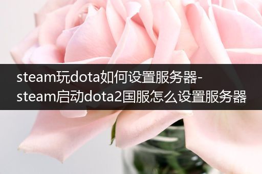 steam玩dota如何设置服务器-steam启动dota2国服怎么设置服务器