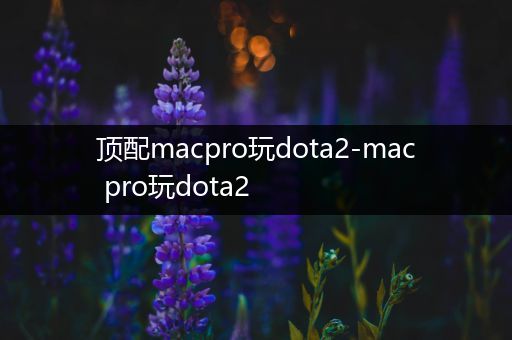 顶配macpro玩dota2-mac pro玩dota2