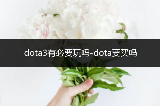 dota3有必要玩吗-dota要买吗