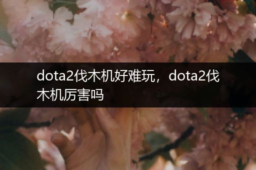 dota2伐木机好难玩，dota2伐木机厉害吗