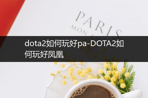 dota2如何玩好pa-DOTA2如何玩好凤凰