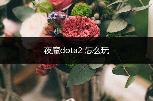 夜魔dota2 怎么玩