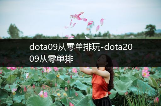 dota09从零单排玩-dota2009从零单排