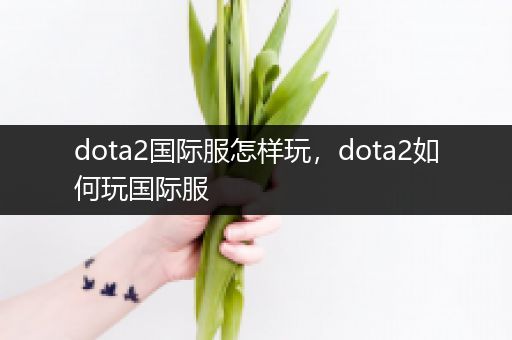 dota2国际服怎样玩，dota2如何玩国际服