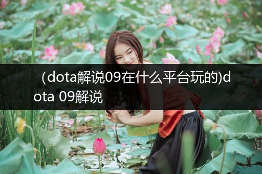 （dota解说09在什么平台玩的)dota 09解说