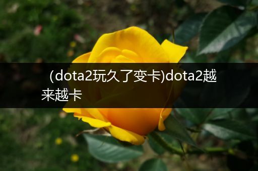 （dota2玩久了变卡)dota2越来越卡