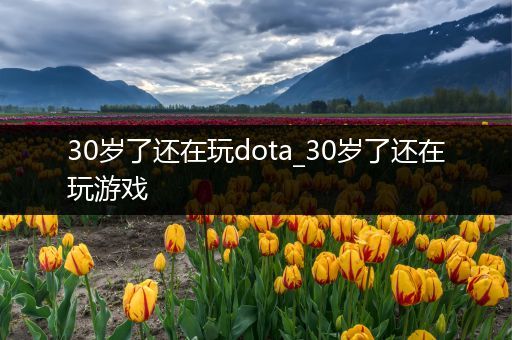 30岁了还在玩dota_30岁了还在玩游戏